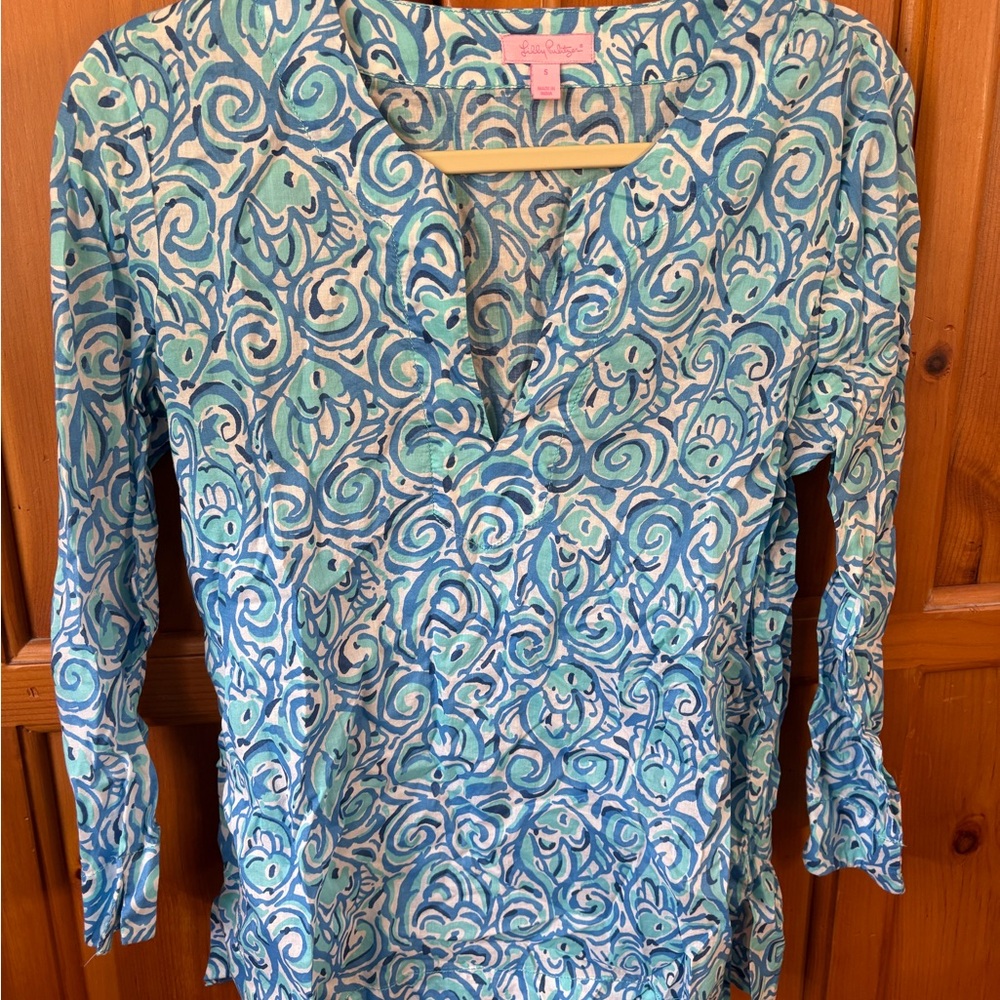Lilly Pulitzer Amelia Island Chasing Tail Tunic
